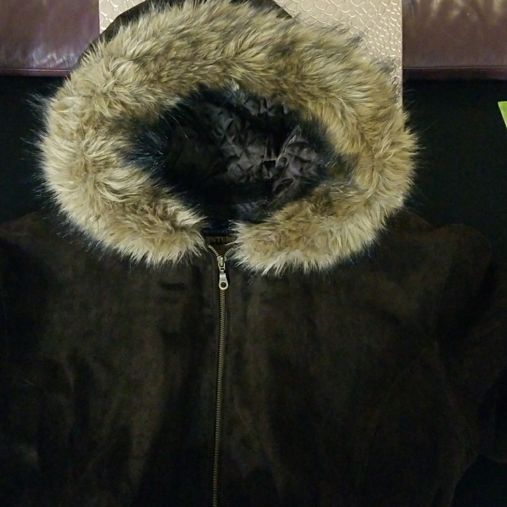 Wilson's Leather Brown Suede Coat